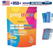 50 Ovulation and 20 Pregnancy Strips Predictor Kit