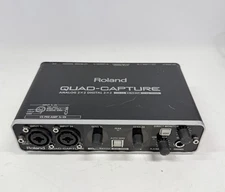 Roland QUAD-CAPTURE UA-55 Black Audio Interface 24Bit 192kHz AUTO-SENSE