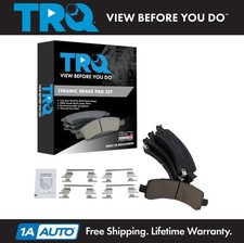 TRQ Disc Brake Pads Set Kit Ceramic Rear for Cadillac Chevy GMC SUV Van NEW