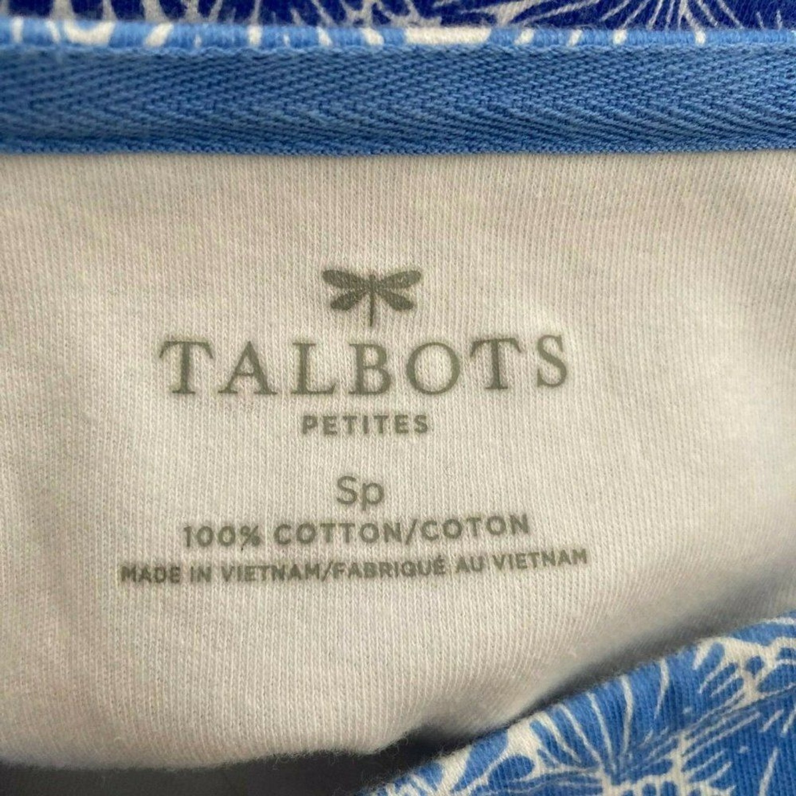 Talbots Seashell Pattern Multicolor Dress Petite … - image 6