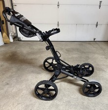Clicgear Model 8.0 Golf Push Cart  4 - Wheel w/ Steering Knob Used Once NICE 