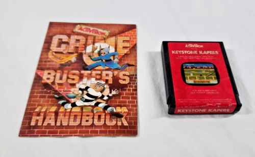 Keystone Kapers for Atari 2600 Clean and Working with Manual