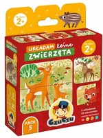Puzzle Czuczu 5W1. UkłAdam LeśNe ZwierzęTa - Bright Junior Media