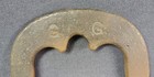 2 GG Horseshoes Unknown Cast Iron Pitching Game Horseshoe Farm Antique 2.8 Lb 7" — photo 2