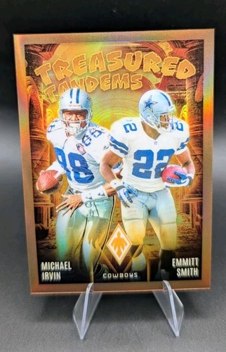 2024 Panini Phoenix Treasured Tandems Michael Irvin/Emmitt Smith Cowboys /75