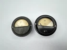 2 x round instruments mA Wehrmacht radio collector built - in measuring device