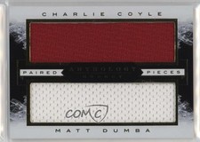 2015 Panini Anthology Paired Pieces Relics 113/199 Matt Dumba Charlie Coyle 10ea