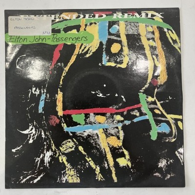 Elton John - Passengers Rocket Record Company EJS512 12'' Vinyl Pop Single 1984