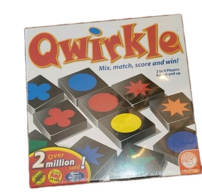 Qwirkle Board Game MindWare New Sealed Wooden Tiles Mensa Award Family