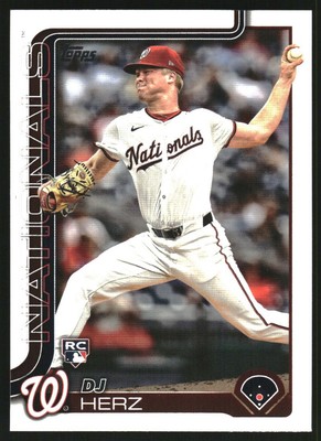 2025 Topps #287 DJ Herz RC