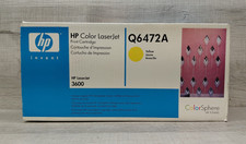 HP Original Q6472A Yellow Laser Toner Cartridge Brand New - Sealed