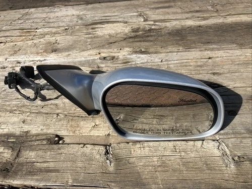 1998-2002 Lincoln Continental OEM Passenger Right Side View Mirror Silver Heated