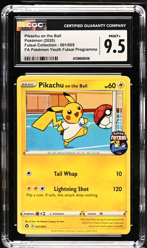 Pikachu on the Ball graded CGC 9.5 for sale on eBay