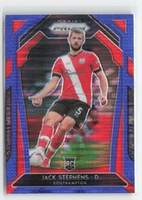 2020-21 Panini Prizm Premier League #80 Jack Stephens Blue Pulsar Prizm RC