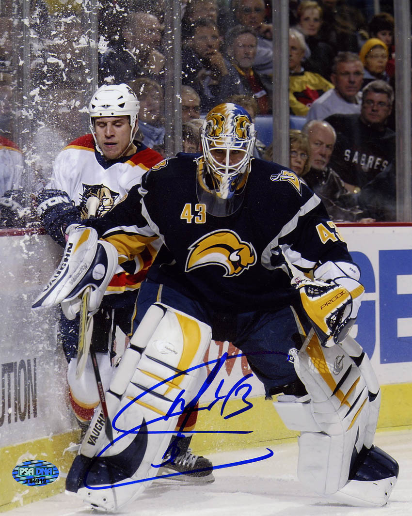 Martin Biron Autographed Signed Buffalo Sabres 8x10 Photo PSA/DNA 