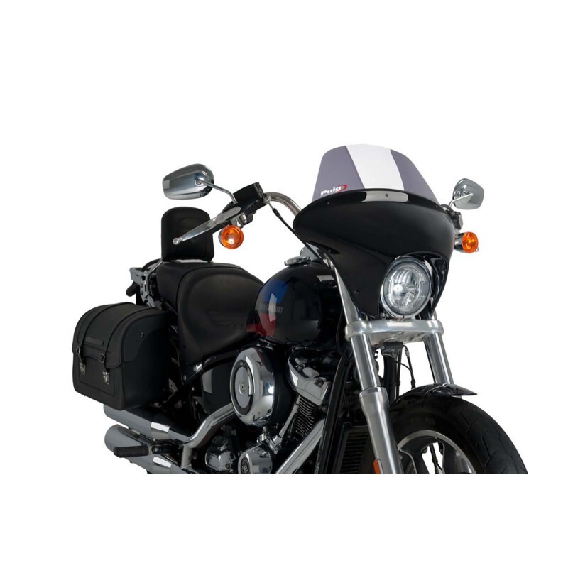PUIG CUPOLINO BATWING SML TOURING HARLEY D. SOFTAIL LOW RIDER FXLR 18-20 FUME CH