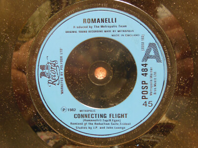 Romanelli   Connecting Flight / Chain Reaction, 45 RPM VG+ (15F)