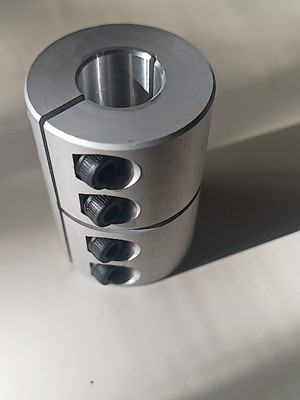 2Pcs 10 X 14mm Rigid Clamp Shaft Coupling Double Length CNC Mill Stepper NEMA 