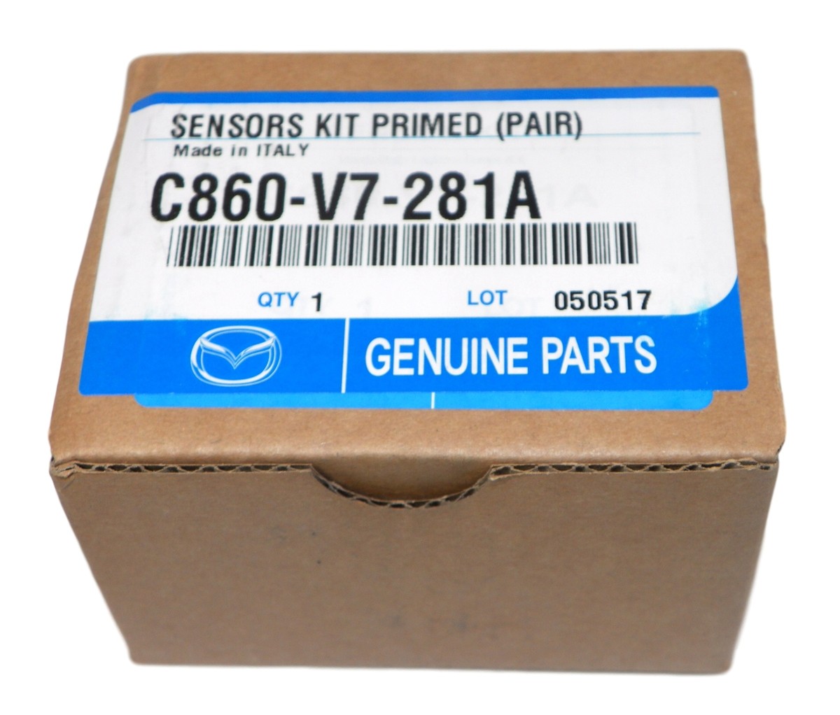 Genuine OEM Mazda C860-V7-281A Rear Parking Sensor, Primed (Pair
