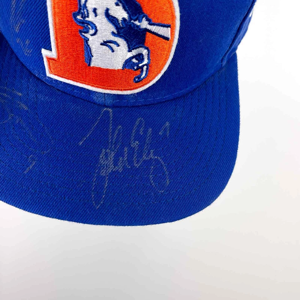 New Era SnapBack Denver Broncos Firmado Autografiado John Elway 7 Foto 4 de 4
