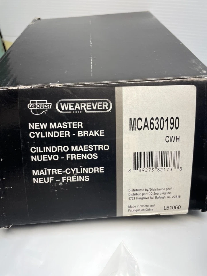 MCA630190 Carquest Brake Master Cylinder xref. M630190 for 01-05 Hyundai Elantra - Image 4 of 4