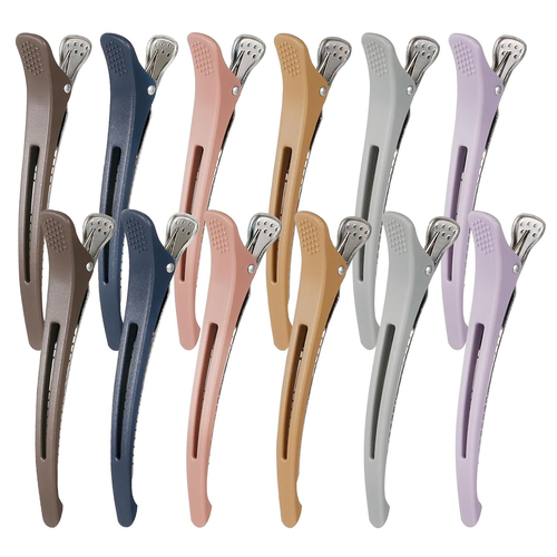12PCS Hair Clips for Styling Sectioning-Non Slip No Crease Duck Billed Hair Roll - Picture 10 of 12