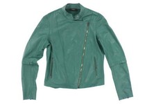 Joseph 273518 Forest Green Lambskin Nappa Leather New Alpha Jacket Size 42