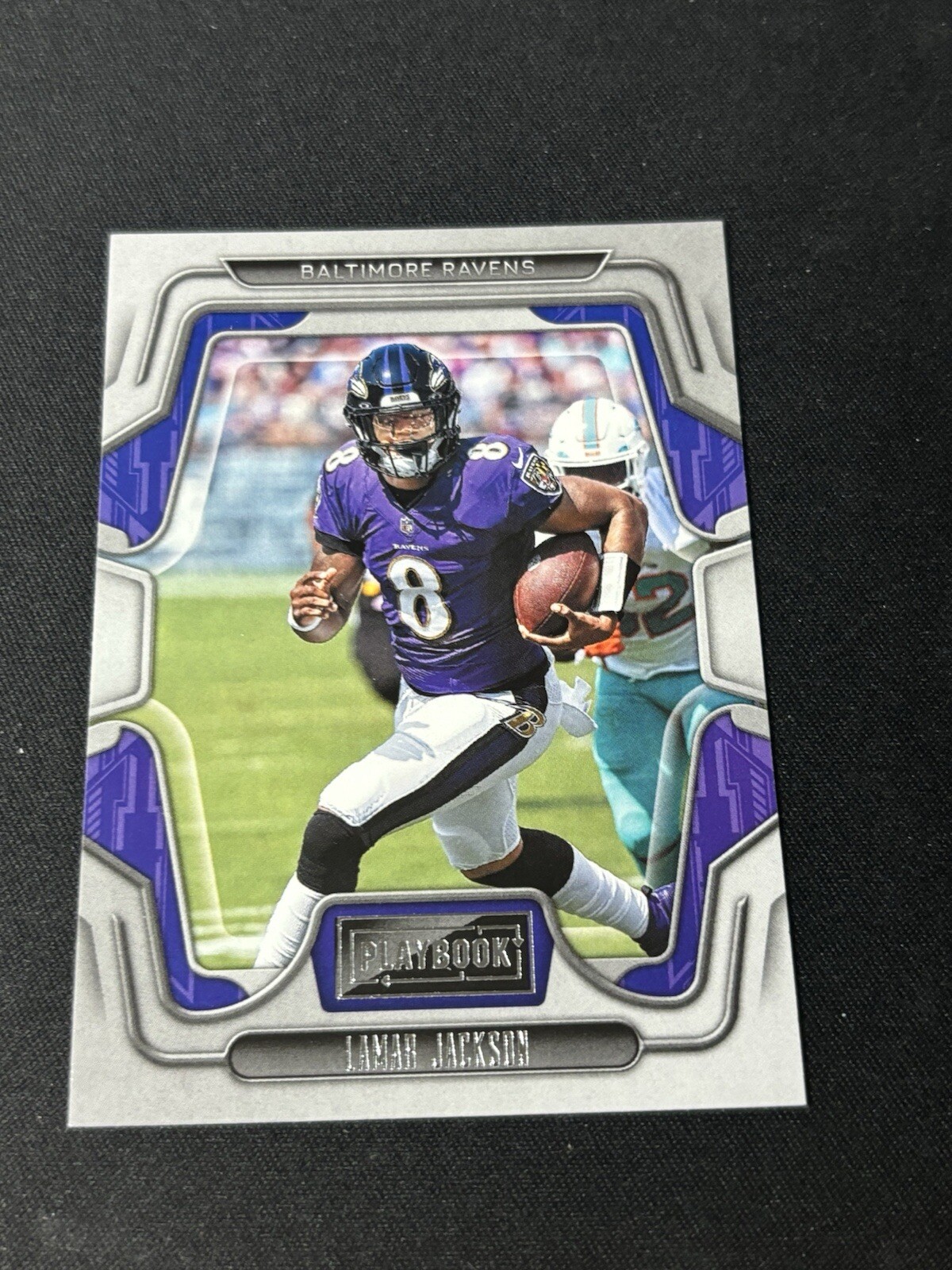 Lamar Jackson 2022 Panini Playbook #1 Baltimore Ravens