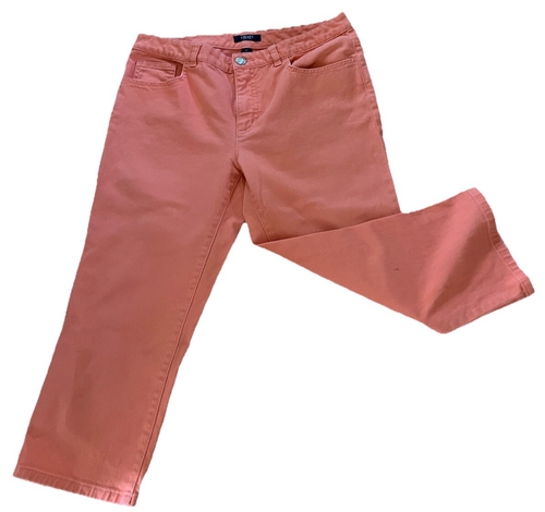 Chaps Coral Twill Caprihose Gr. 12 Top Zustand
