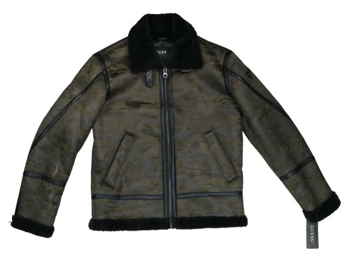 guess camouflage coats & jackets