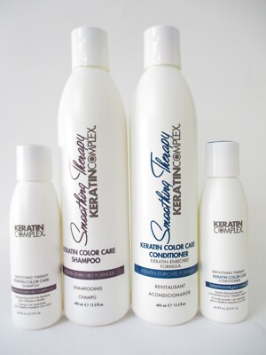 KERATIN COMPLEX KERATIN COLOR CARE SHAMPOO & CONDITIONER 13.5 oz  + 2 x 3 oz Set