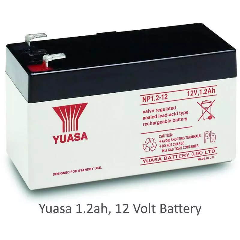 Yuasa NP1.2-12ALT2 SEALED LEAD ACID BATTERY 12 VOLT 1.2AH BRAND NEW FRESH