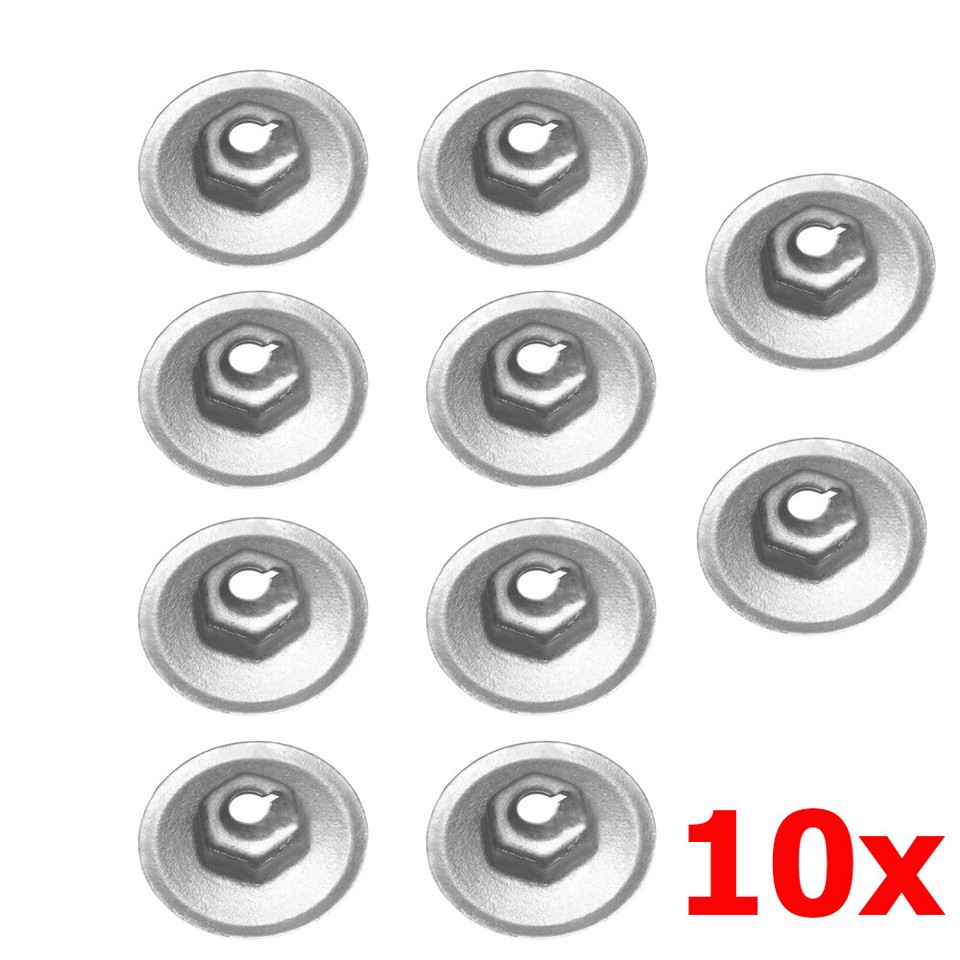 10X EXHAUST HEAT SHIELD NUT FOR FORD MONDEO FOCUS FIESTA MONEO CMAX