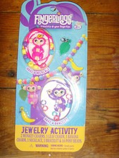 NEW Fingerlings Jewelry Activity Kit 2 charms and beads make bracelet monkey toy