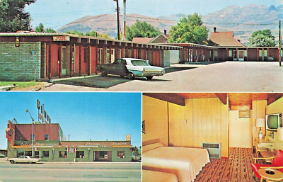 Wells Arizona Az ~ Waggon Rad Motel-Hotel-Mid Jahrhundert Moderne Dekor ~1960s