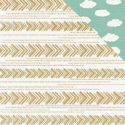 Hide & Seek Double-Sided Cardstock 12''X12'' Clouds