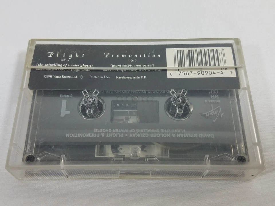 Кассетная лента David Sylvian & Holger Czukay Plight & Premonition 1988 - Изображение 2 из 4
