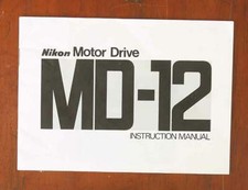 NIKON MOTOR DRIVE MD-12 INSTRUCTION BOOK/56094