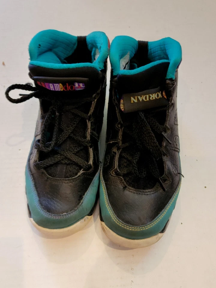 Nike Air Jordan Retro 9 Dream It Do It Negro Multi Niños Talla 3Y 401811-065 Foto 3 de 4