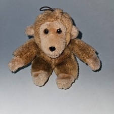 VTG Eden Brown Monkey Plush 5" Stuffed Animal Toy Shake Rattle Squeak