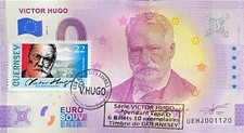 6 Tickets 0 Euro Series Victor Hugo Exile Guernsey Made in 10 Copies