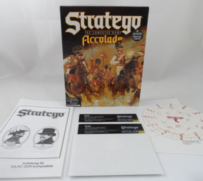Stratego - Accolade IBM PC 5,25 Diskette 5 1/4 Tandy Big Box 1990