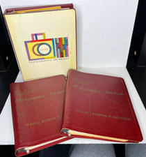 VTG Set of 3 Kodak Photographic Notebooks w/ Technical Booklets 1950s EXCELLENT