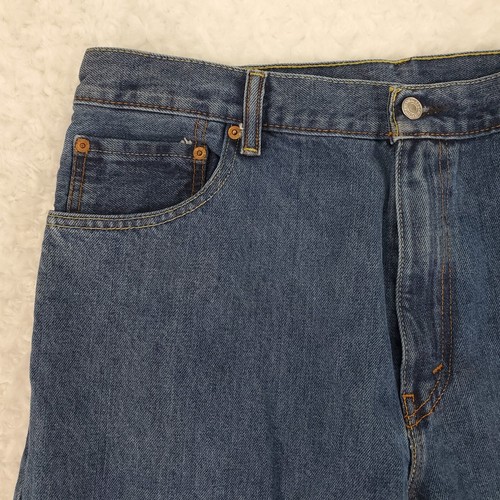 Levis 517 Bootcut Jeans Men 36x34 Blue Med Wash Denim Western Cowboy Workwear - Picture 5 of 20