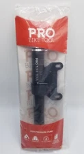Pro Bike Tool High Pressure Pump 120psi - Presta and Schrader Compatible 