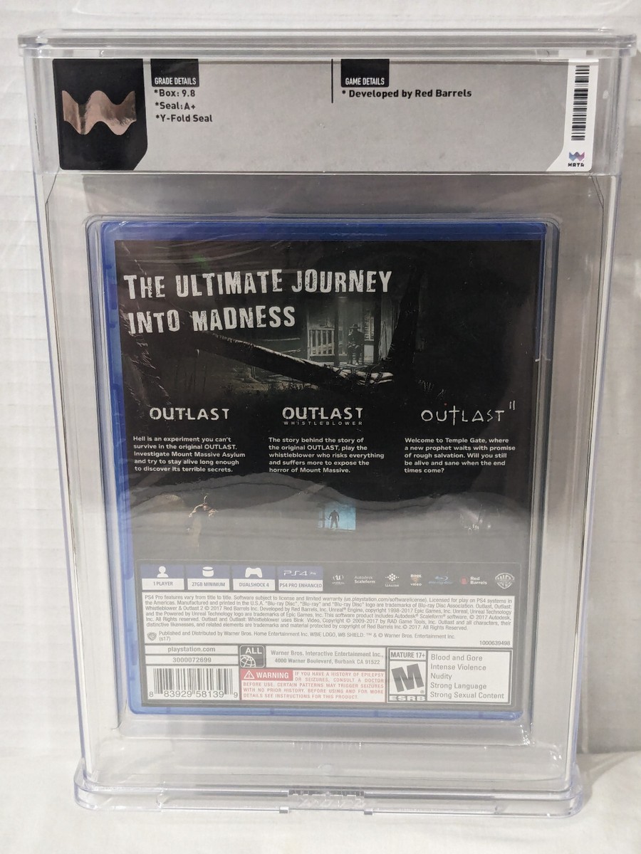 Outlast Trinity - Sony PlayStation 4 for sale online | eBay