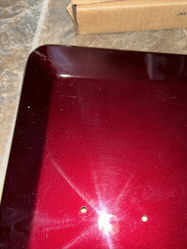 1980s NOS Vetter Saddlebag Saddle Bag OEM Right Side Door Panel Burgundy/Red - Picture 3 of 19