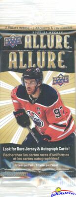 2020/21 Upper Deck ALLURE Hockey EXCLUSIVE Factory Sealed HANGER Pack!