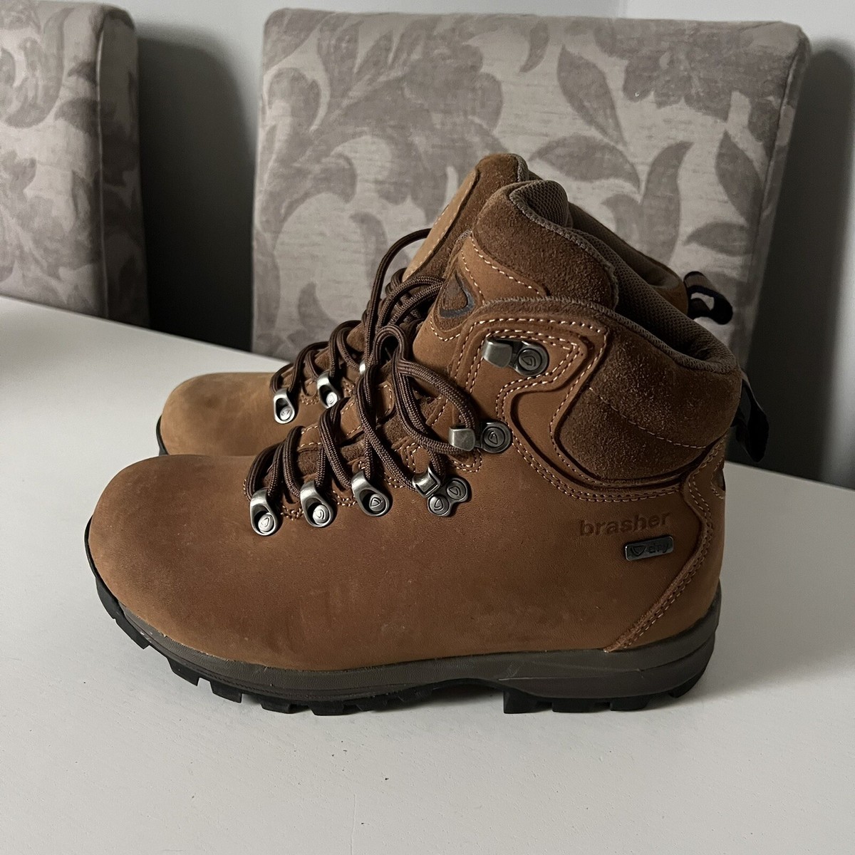 Brasher Women's Country Walker Walking Boots Tan Size UK UK