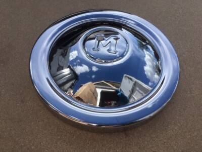 MORRIS 8 SERIE E NEUE RADKAPPEN ''M'' LOGO HERGESTELLT IN ENGLAND X 4 (KOSTENLOSER UK-VERSAND)